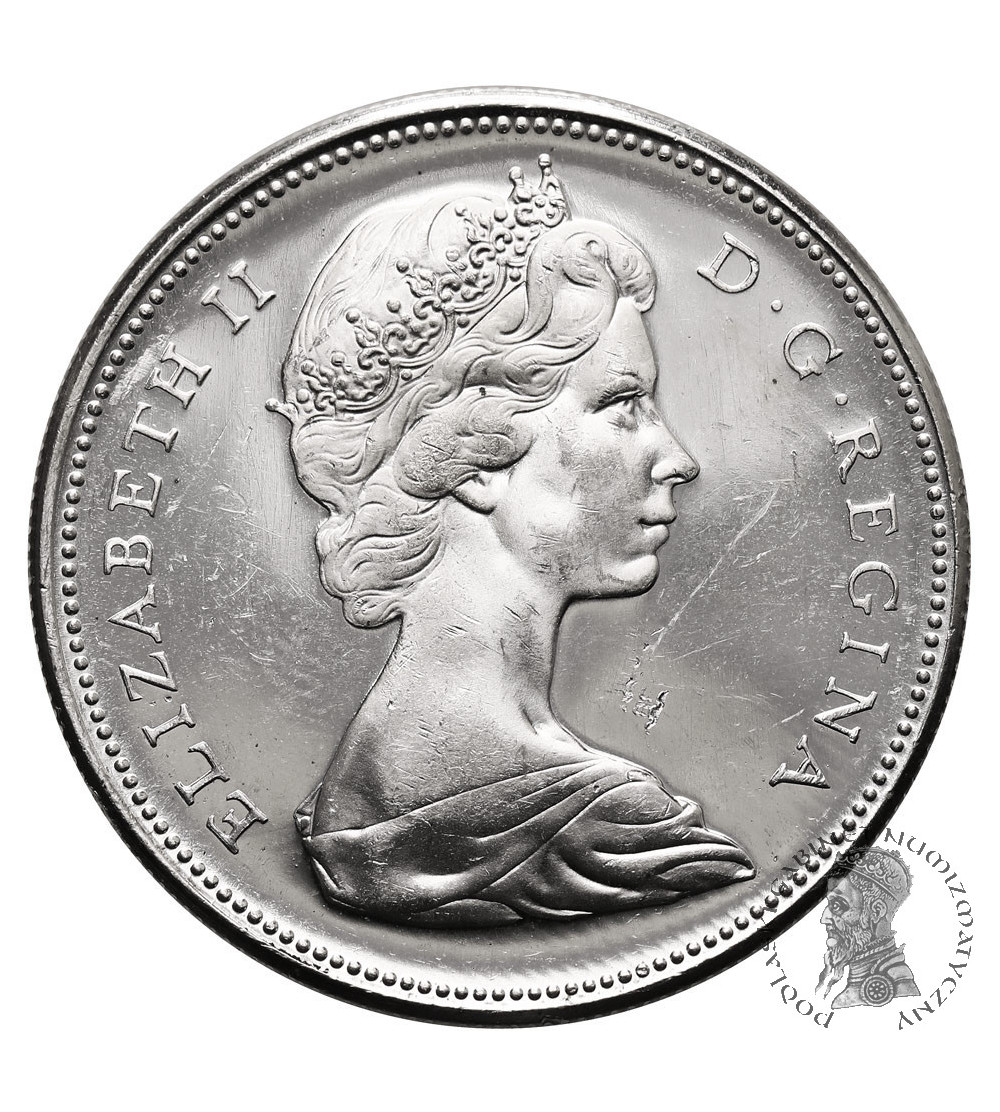 Kanada, Elżbieta II (1952-2022). 1 dolar 1967, 100 Lecie Konfederacji