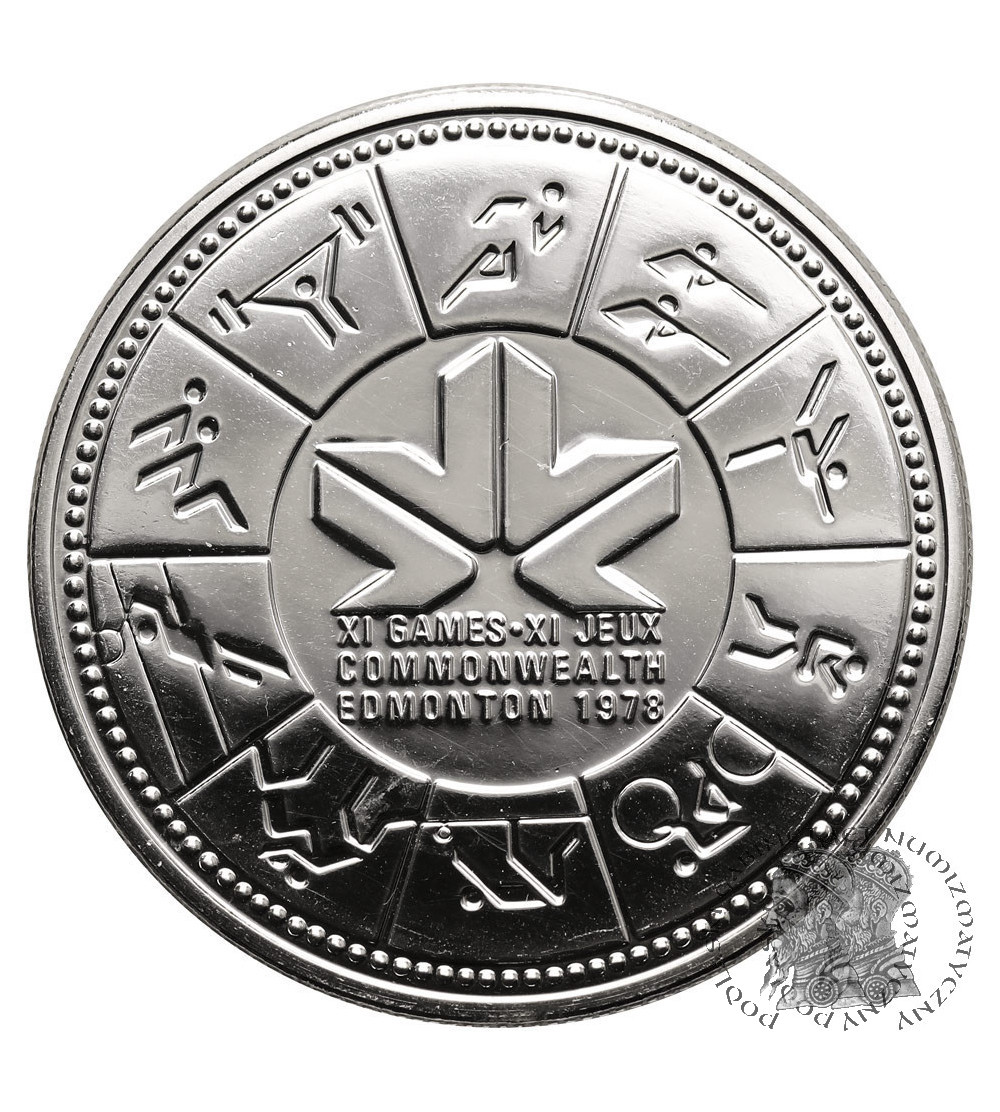 Canada. 1 Dollar 1978, XI Commonwealth Games, Edmonton