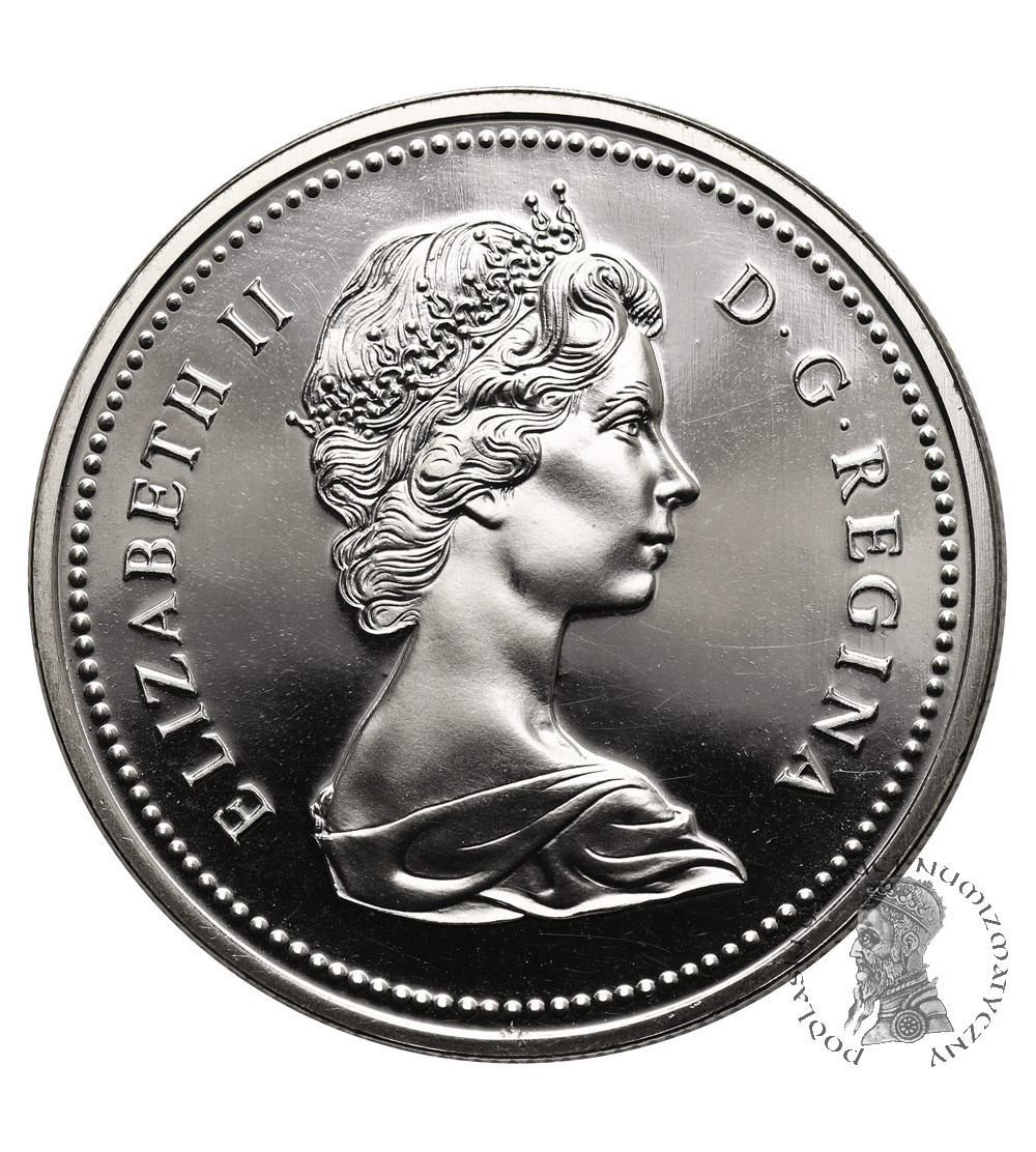 Canada, Elizabeth II (1952-2022). Dollar 1975, 100th anniversary of the City of Calgary