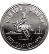 Canada, Elizabeth II (1952-2022). Dollar 1975, 100th anniversary of the City of Calgary