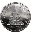 Canada, British Columbia. 1 Dollar 1976, 100th Anniversary of the Parliamentary Library in Ottawa