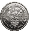 Canada, Elizabeth II (1952-2022). 1 Dollar 1971, British Columbia - 100th Anniversary of the Annexation