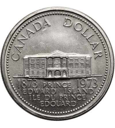 Kanada, Elżbieta II (1952-2022). 1 dolar 1973, Wyspa Księcia Edwarda - 100 Rocznica Przyłączenia