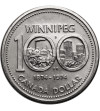 Canada, Elizabeth II (1952-2022). 1 Dollar 1974, Winnipeg - 100th Anniversary of the Annexation