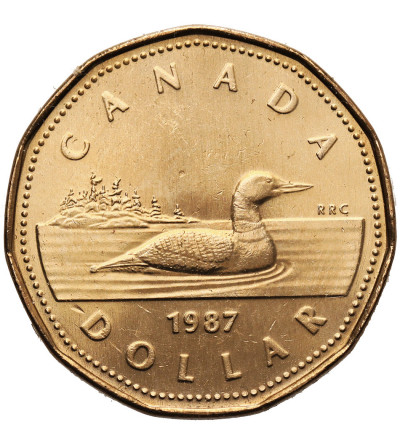 Canada, Elizabeth II (1952-2022). 1 Dollar 1987