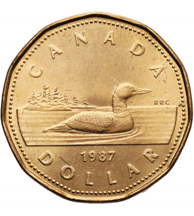 Canada, Elizabeth II (1952-2022). 1 Dollar 1987