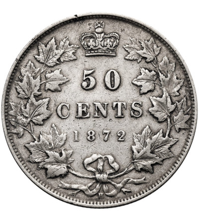 Canada, Victoria (1867-1901). 50 Cents 1872 H