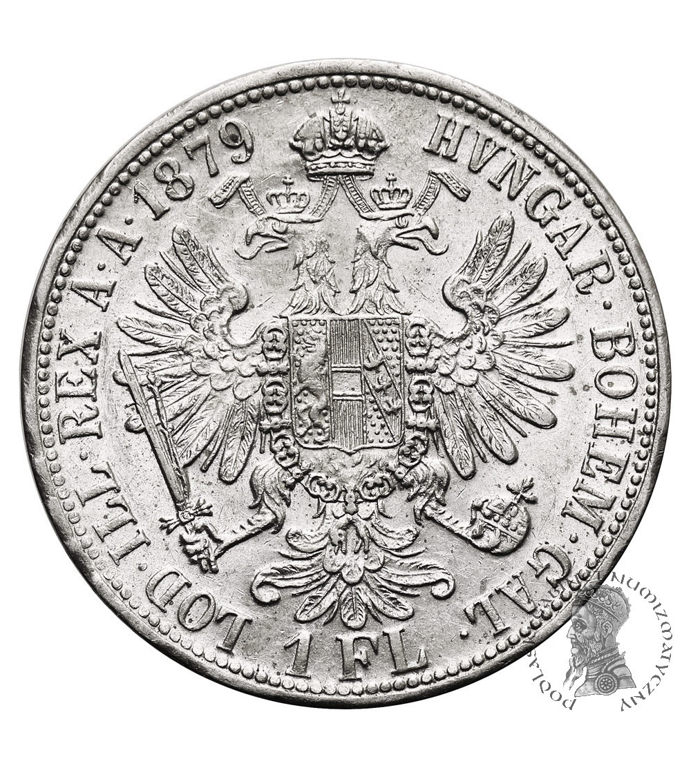 Austria, Franciszek Józef I (1848-1916). 1 floren 1879 A, Wiedeń