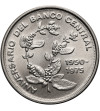 Costa Rica. 5 Colones 1975, 25th Anniversary of the Central Bank