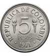Colombia. 5 Pesos 1971, VI Pan-American Games in Cali