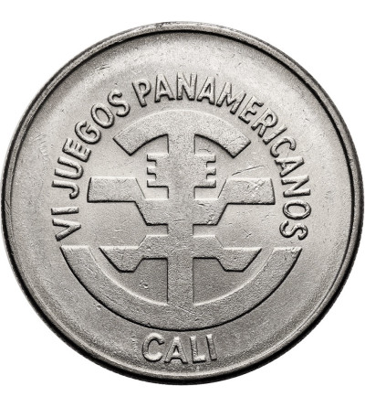 Colombia. 5 Pesos 1971, VI Pan-American Games in Cali