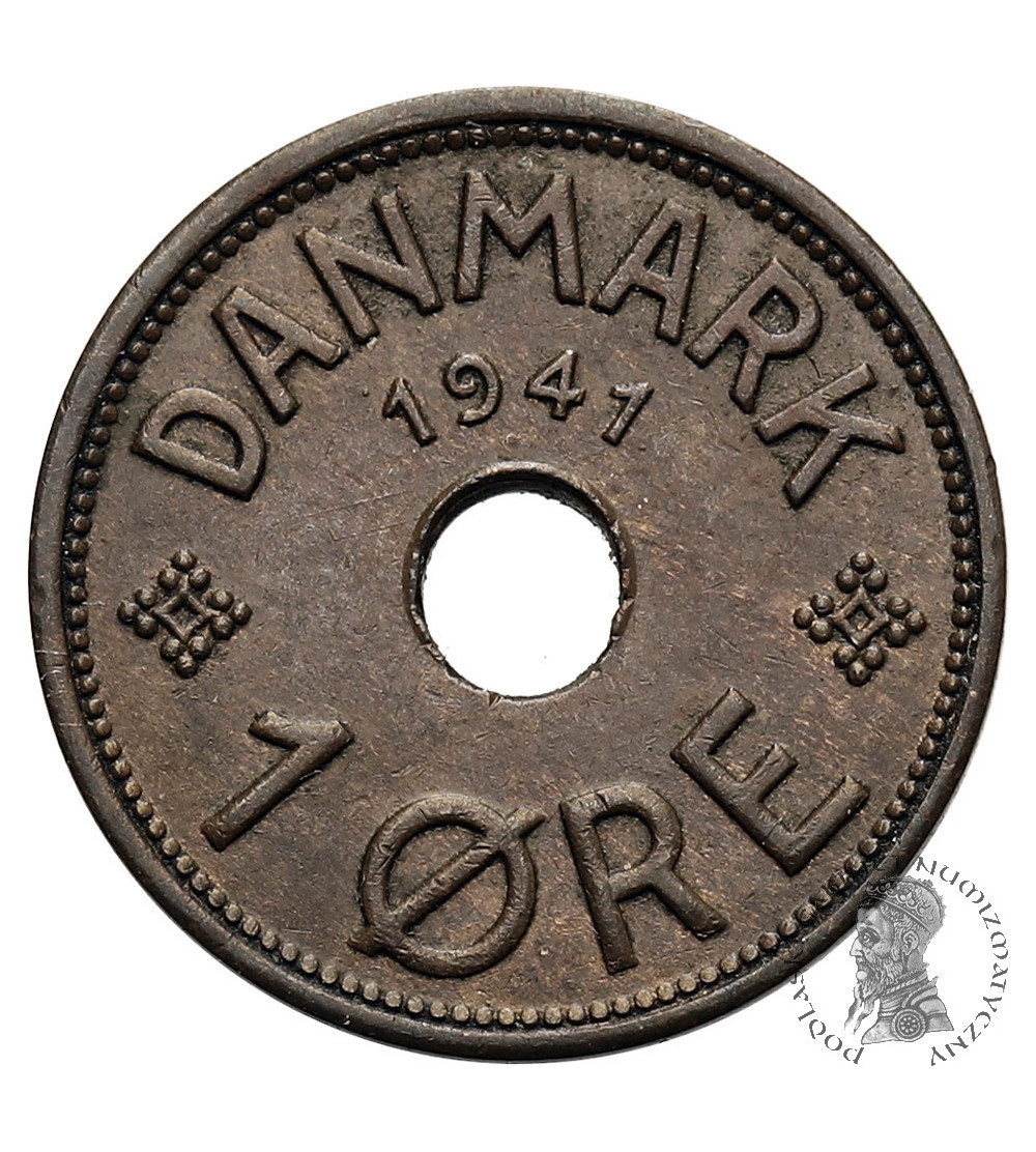 Wyspy Owcze, duńska administracja, Christian X (1912-1947). 1 Ore (Øre) 1941