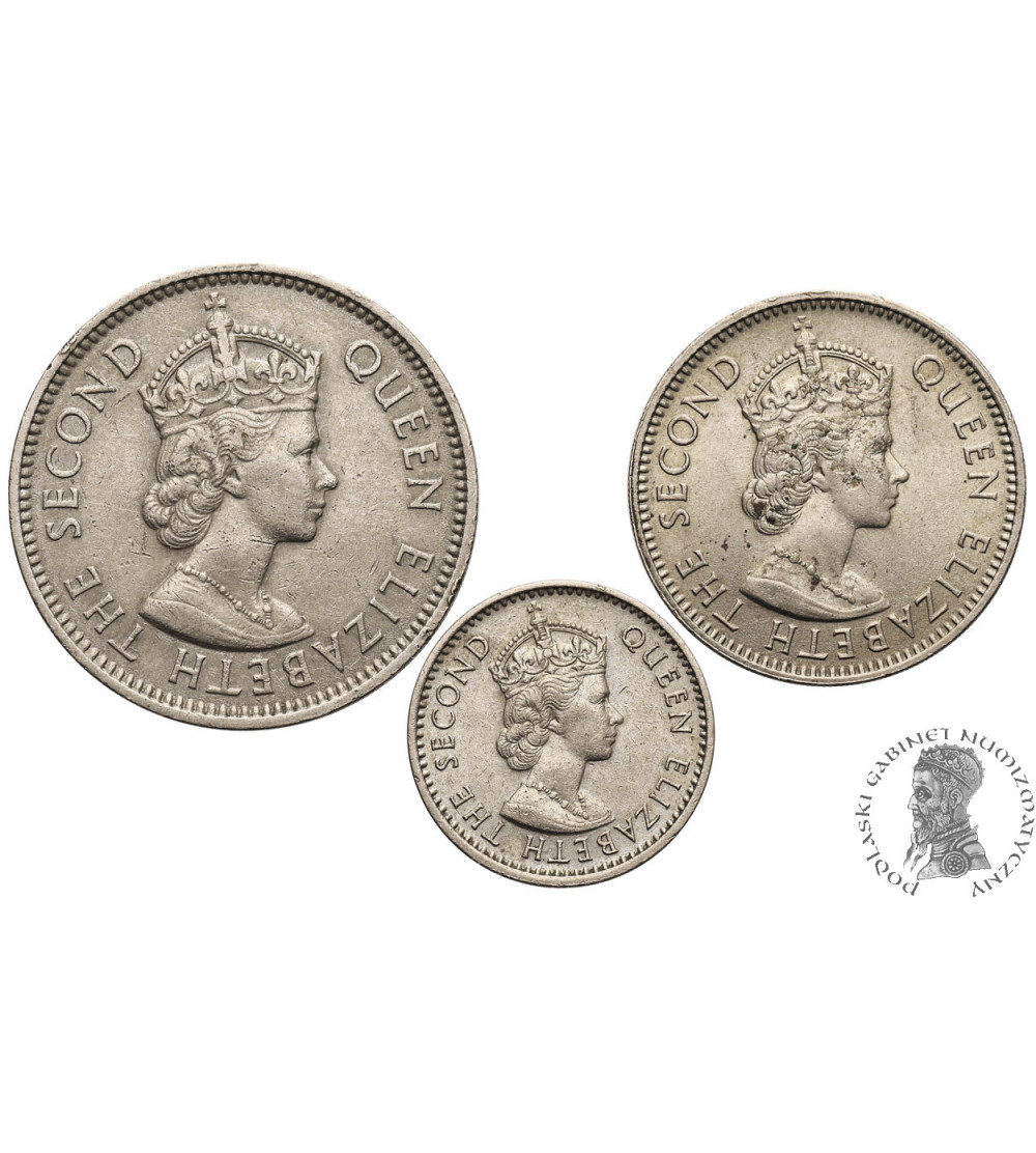 Nigeria, Elizabeth II (1952-1963). Set of 6 Pence, 1 Shilling, 2 Shillings 1959 Nigeria, Elizabeth II (1952-1963). Set of 6 Pence, 1 Shilling, 2 Shillings 1959