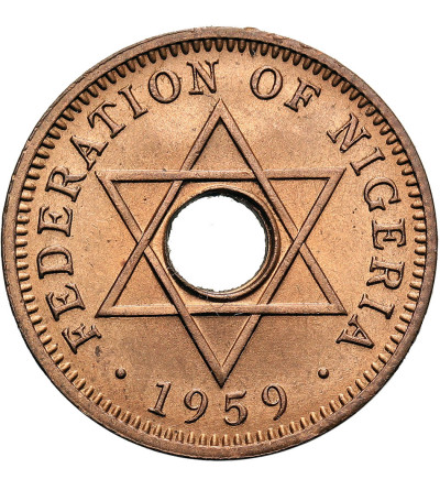 Nigeria, Elizabeth II (1952-1963). 1/2 Penny 1959