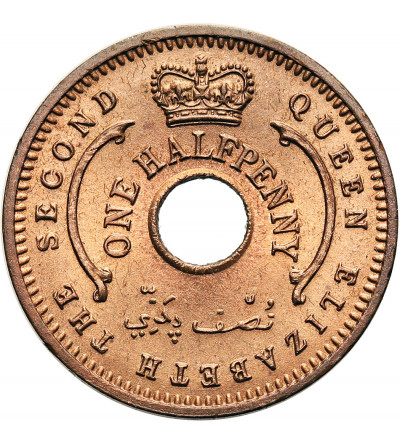 Nigeria, Elizabeth II (1952-1963). 1/2 Penny 1959