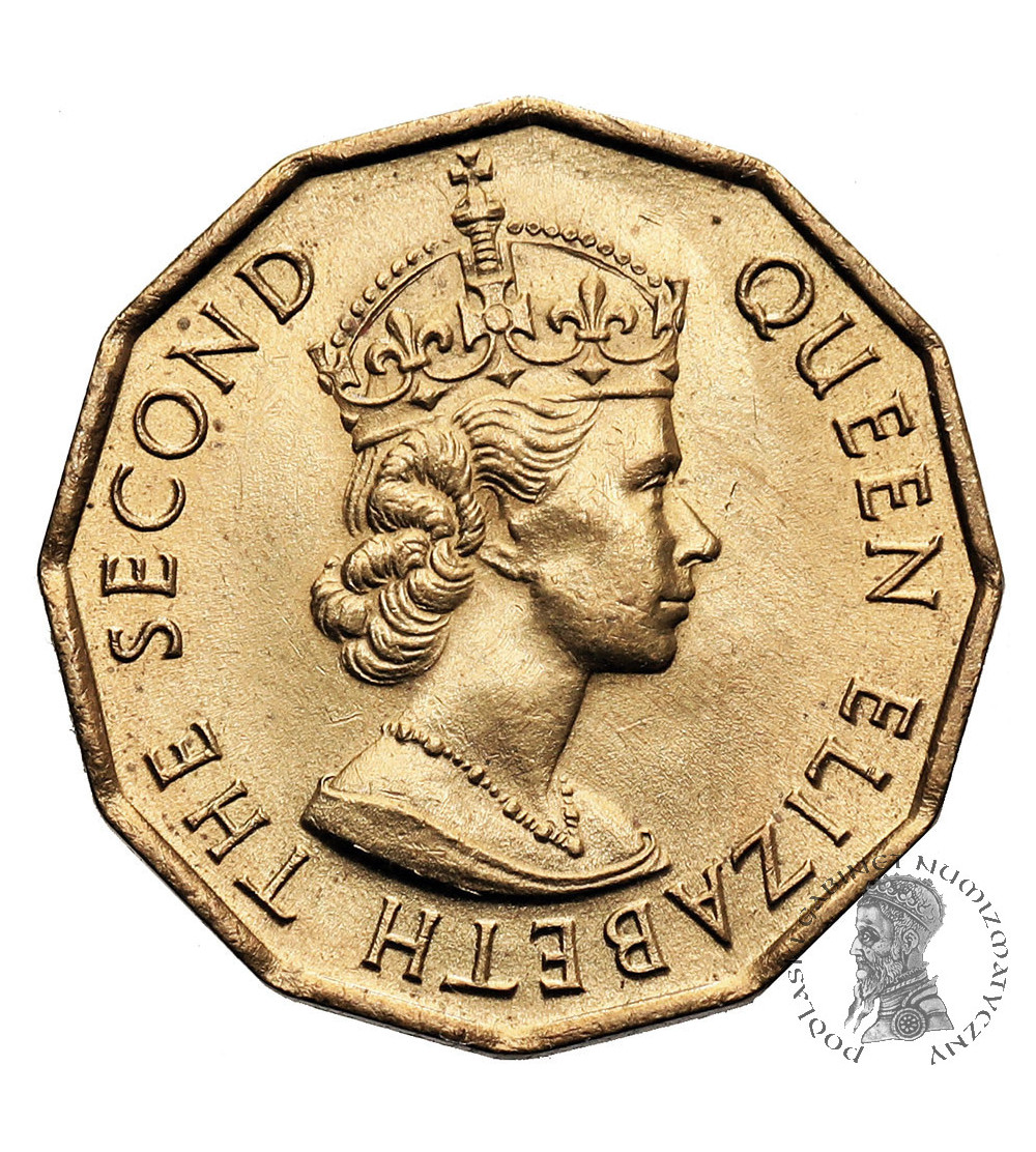 Nigeria, Elżbieta II (1952-1963). 3 Pence 1959