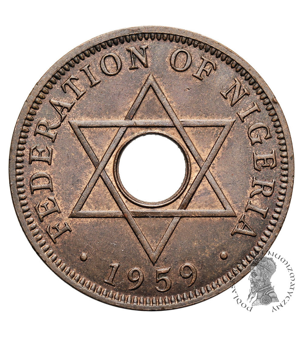 Nigeria, Elizabeth II (1952-1963). 1 Penny 1959