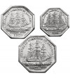 Francja. Monety zastępcze, 10, 25, 50 Centimes 1920, Chambre de Commerce - Bayonne