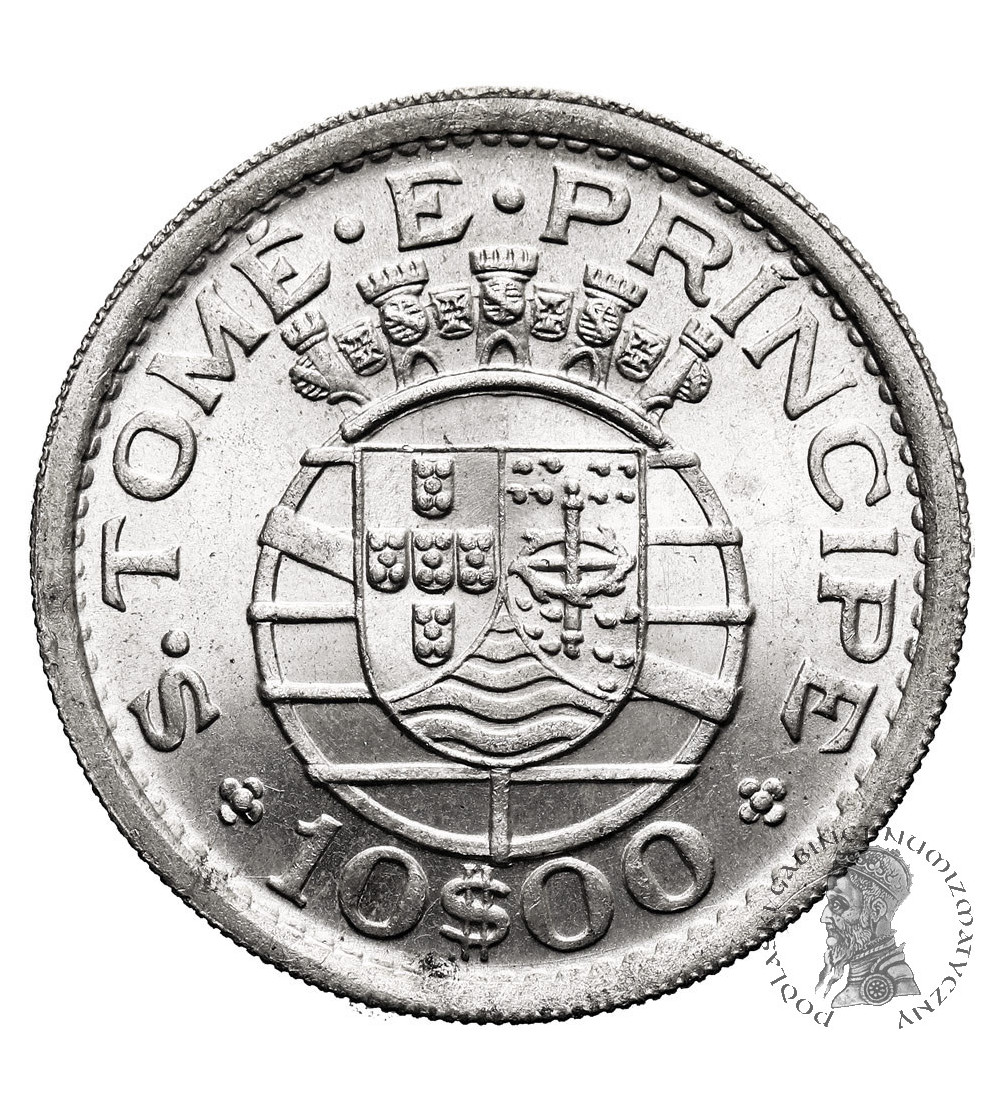 Wyspa Świętego Tomasza i Książęca. 10 Escudos 1951