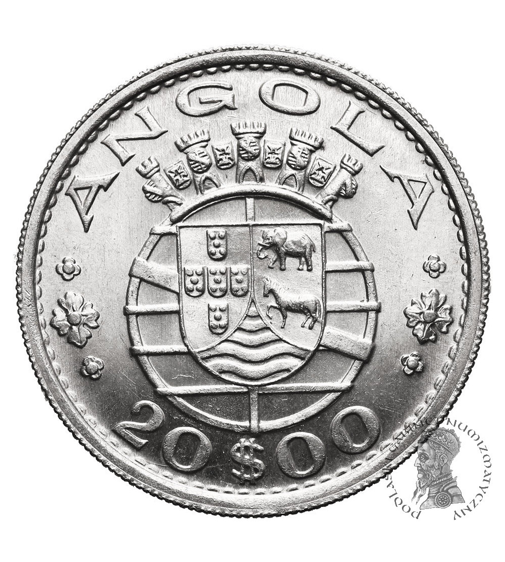 Angola. 20 Escudos 1955