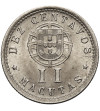 Angola. 2 Macutas (10 Centavos) 1928