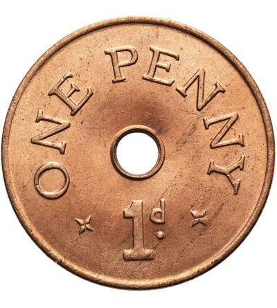 Zambia. 1 penny 1966