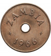 Zambia. 1 Penny 1966