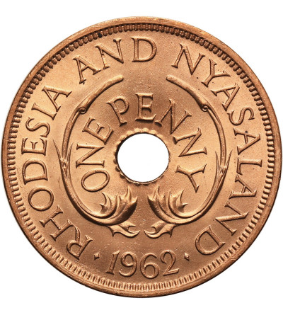 Rhodesia & Nyasaland. 1 Penny 1962