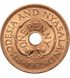 Rhodesia & Nyasaland. 1 Penny 1962