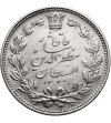 Iran, Muzaffar al-Din Shah. 5000 Dinars (5 Kran), AH 1320 / 1902 AD