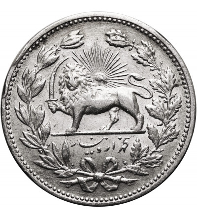 Iran, Muzaffar al-Din Shah. 5000 Dinars (5 Kran), AH 1320 / 1902 AD