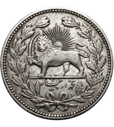 Iran, Muzaffar al-Din Shah. 5000 Dinars (5 Kran), AH 1320 / 1902 AD