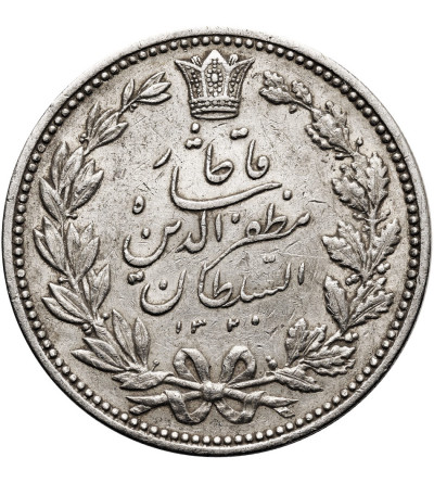 Iran, Muzaffar al-Din Shah. 5000 Dinars (5 Kran), AH 1320 / 1902 AD