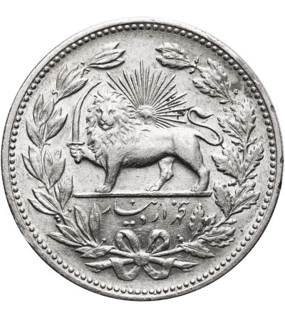 Iran, Muzaffar al-Din Shah. 5000 Dinars (5 Kran), AH 1320 / 1902 AD