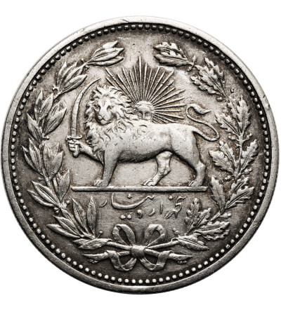 Iran, Muzaffar al-Din Shah. 5000 Dinars (5 Kran), AH 1320 / 1902 AD