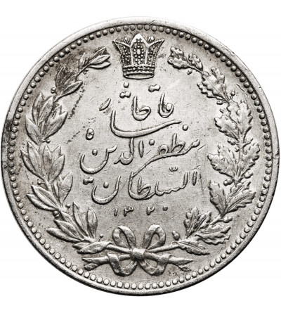 Iran, Muzaffar al-Din Shah. 5000 Dinars (5 Kran), AH 1320 / 1902 AD