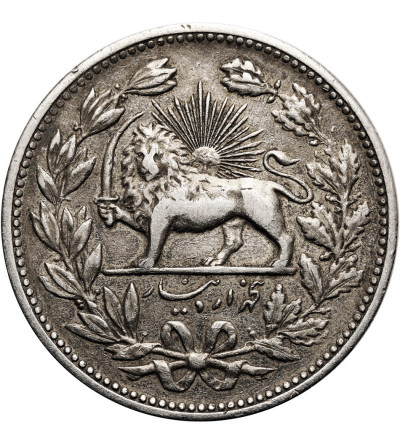 Iran, Muzaffar al-Din Shah. 5000 Dinars (5 Kran), AH 1320 / 1902 AD