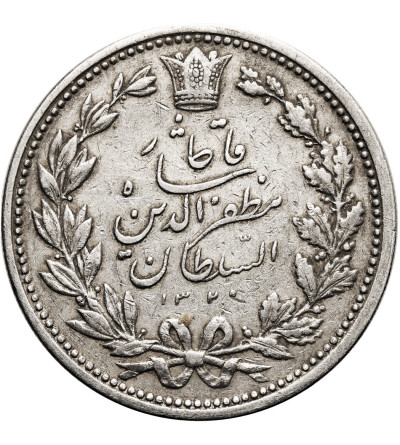 Iran, Muzaffar al-Din Shah. 5000 Dinars (5 Kran), AH 1320 / 1902 AD
