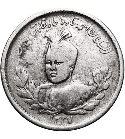 Iran. Sultan Ahmad Shah, AH 1327-1344 / 1909-1925 AD. 1000 Dinars (1 Kran/ Qiran), AH 1337 / 1918 AD