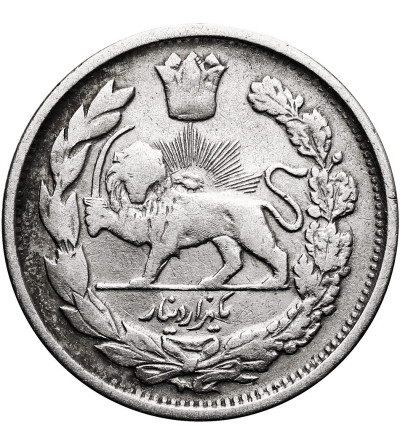 Iran. Sultan Ahmad Shah, AH 1327-1344 / 1909-1925 AD. 1000 Dinars (1 Kran/ Qiran), AH 1337 / 1918 AD