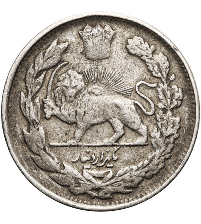 Iran. Sultan Ahmad Shah, AH 1327-1344 / 1909-1925 AD. 1000 Dinars (1 Kran/ Qiran), AH 1344 / 1925 AD