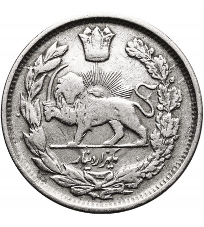 Iran. Sultan Ahmad Shah, AH 1327-1344 / 1909-1925 AD. 1000 Dinars (1 Kran/ Qiran), AH 1337 / 1918 AD