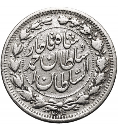 Iran. Sultan Ahmad Shah, AH 1327-1344 / 1909-1925 AD. 1000 Dinars (Kran / Qiran), AH 1330 / 1911 AD