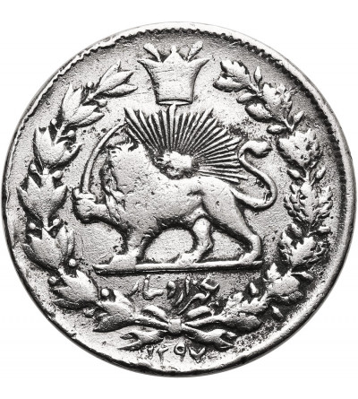 Iran, Nasir al-Din Shah, AH 1264-1313 / 1848-1896 AD AD. 1000 Dinars (Kran / Qiran), AH 1297 / 1879 AD