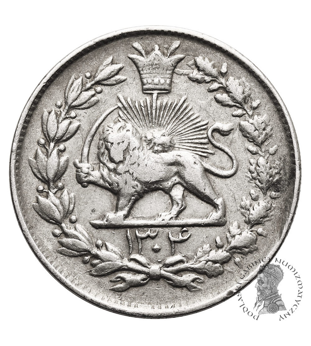 Iran, Reza Shah, AH 1344-1360 / 1925-1941. 1000 Dinarów (1 Kran / Qiran), SH 1304 / 1925 AD Iran, Reza Shah, AH 1344-1360 / 1925-1941. 1000 Dinarów (1 Kran / Qiran), SH 1304 / 1925 AD