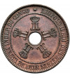Kongo Belgijskie, Leopold II 1865-1908. 10 Centimes 1888 LW
