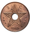 Kongo Belgijskie, Albert I (1909-1934). 2 Centimes 1919