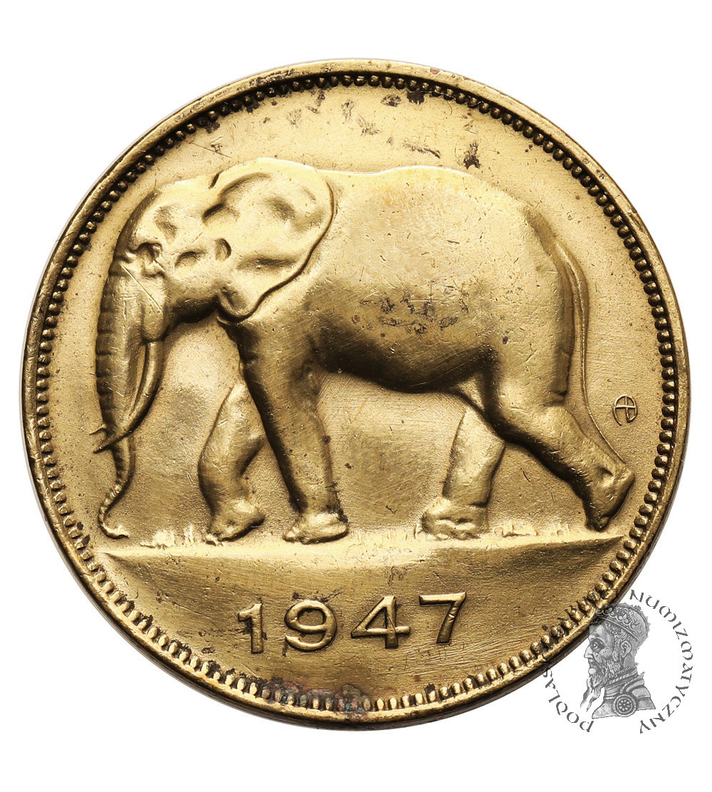 Belgian Congo, Leopold III (1934-1951). 5 Francs 1947
