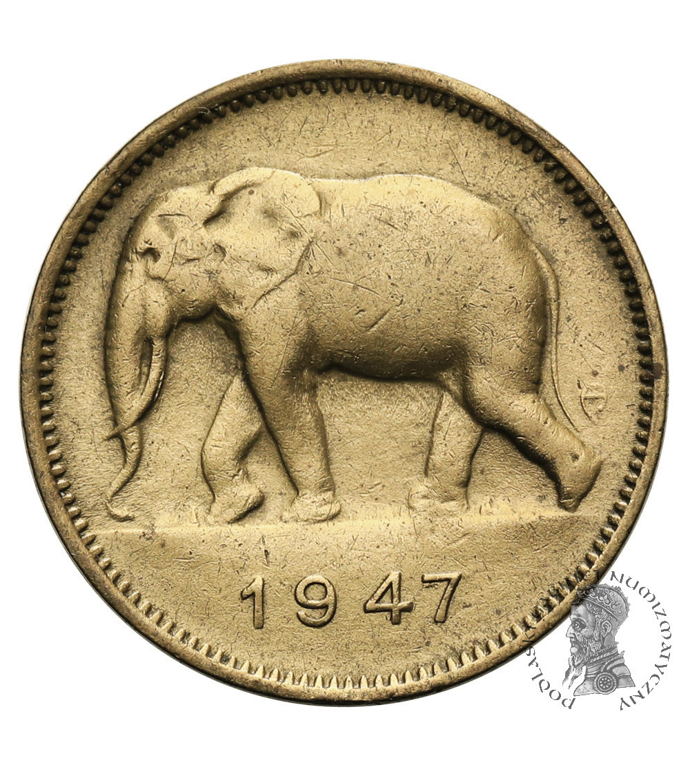 Kongo Belgijskie, Leopold III (1934-1951). 2 franki 1947