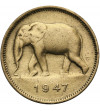 Belgian Congo, Leopold III (1934-1951). 2 Francs 1947